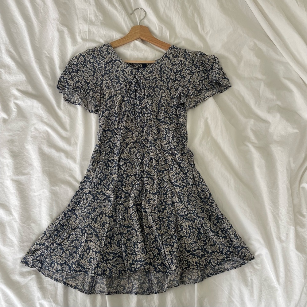 Vintage Floral Mini Dress